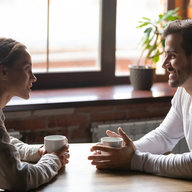 Partner trinken Café