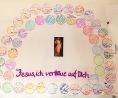 Plakat für die Fastenzeit