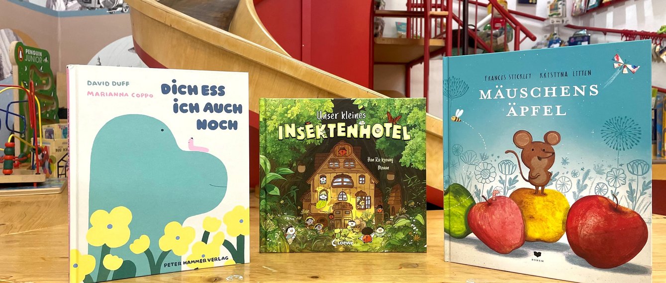 Die Buchcover zum Blogbeitrag