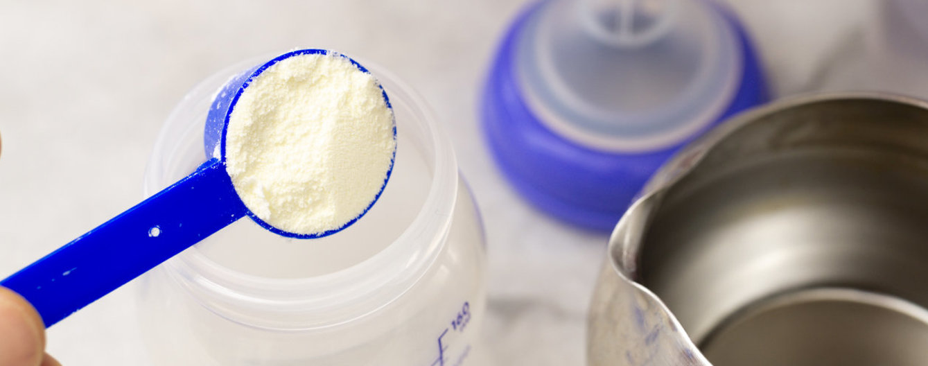 Babymilch herrichten