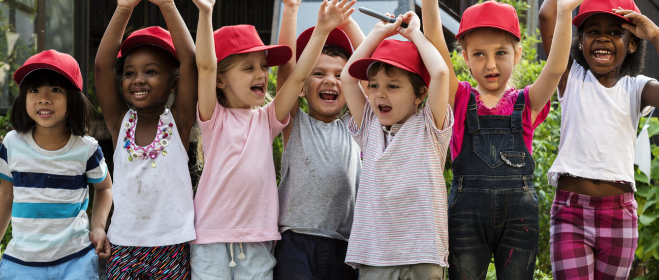 Gruppe von Kindergartenkindern