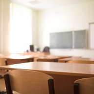 Leeres Klassenzimmer