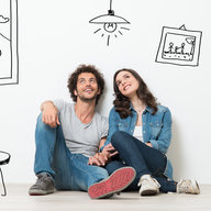 Paar täumt neues zuhause