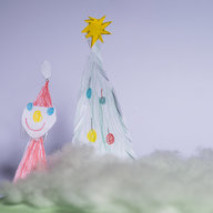 Kinderzeichnung Christbaum
