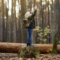 Kleiner Pfadfinder auf Exkurs