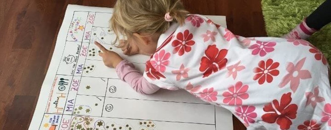 Eine Sternchentafel als Belohnungssystem - meinefamilie.at Sternentafel