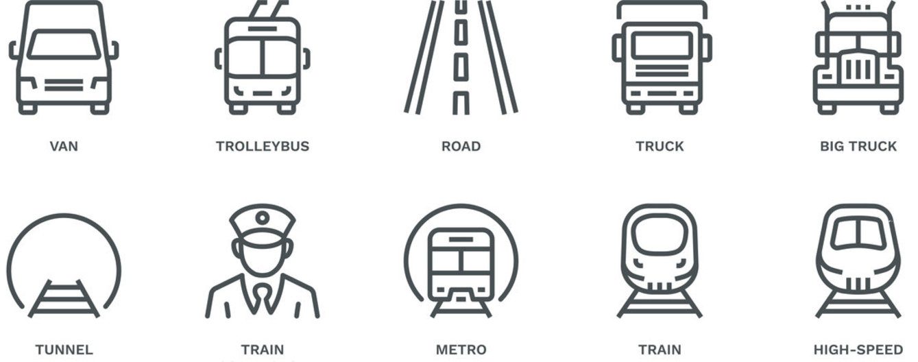 Vom Klassiker bis zum Knobelspaß: 12 Spiele für die Auto- oder Zugfahrt - meinefamilie.at Transport symbole