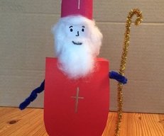 Nikolaus aus Küchenrolle